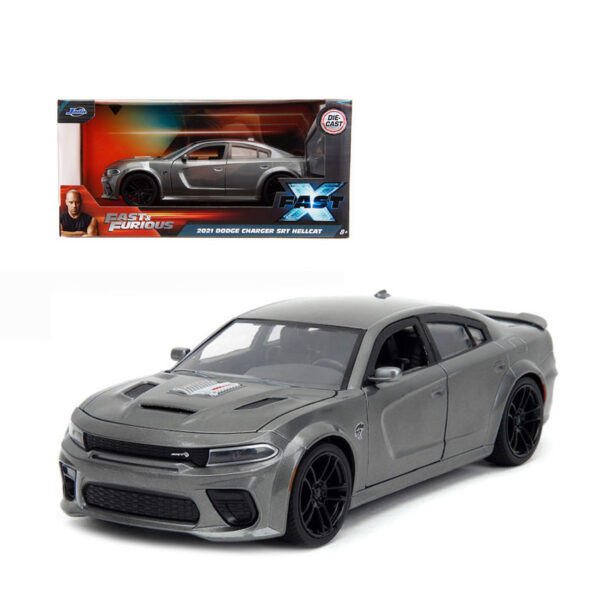 JADA 1:24 FF X 2011 DODGE CHARGER SRT HELLCAT GRIS
