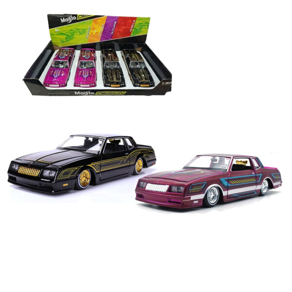 MAISTO 1:24 CAJA GRANEL 1986 CHEVROLET MONTE CARLO SS LOWRIDER