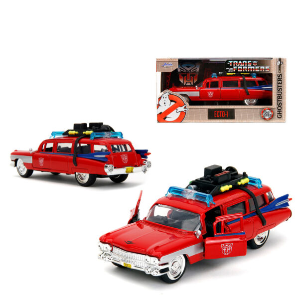 JADA 1:32 ECTO 1A GHOSBUSTER / TRANSFORMERS