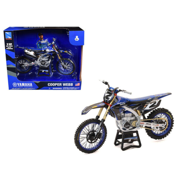 NEW RAY 1:12 YAMAHA YZ450F #2 FACTORY RACING