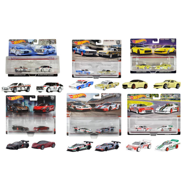 HOT WHEELS 1:64 SERIE 2 PACK CAR CULTURE 6 PACKS PREMIUM