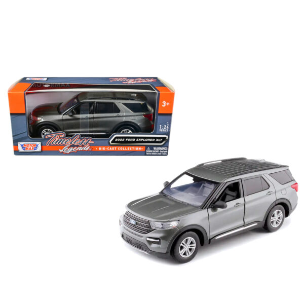 MOTORMAX 1:24 2022 FORD EXPLORER XLT GRIS