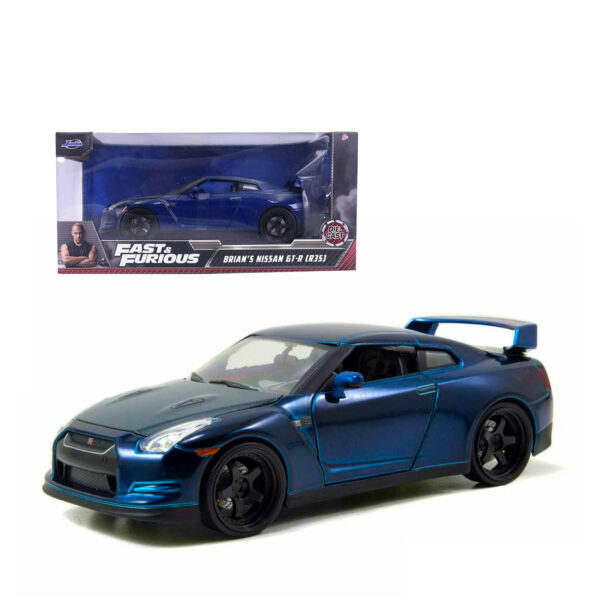 JADA 1:32 FF BRIAN'S NISSAN GT-R (R35) AZUL MARINO