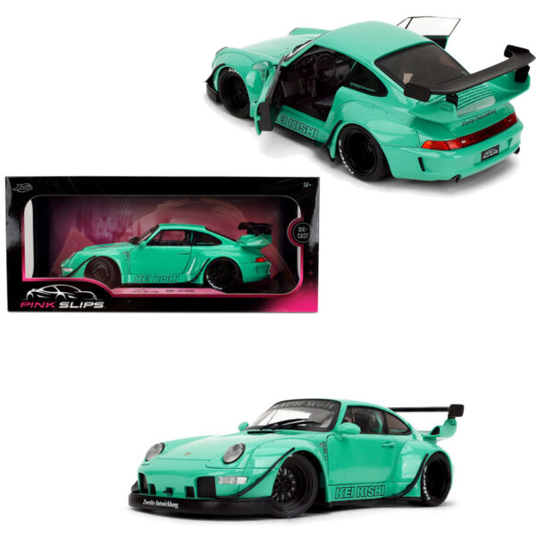 JADA 1:18 PORSCHE 911 RWB KEI KISHI PINK SLIPS