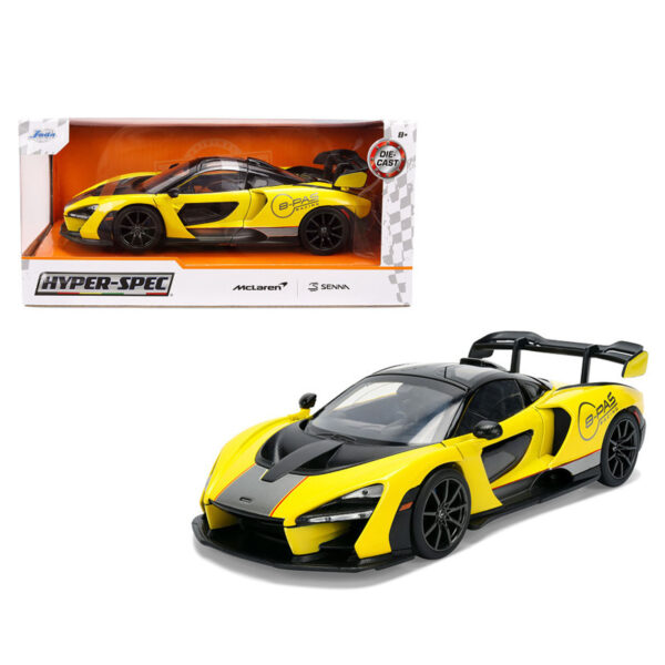 JADA 1:24 MCLAREN SENNA AMARILLO HYPER SPEC