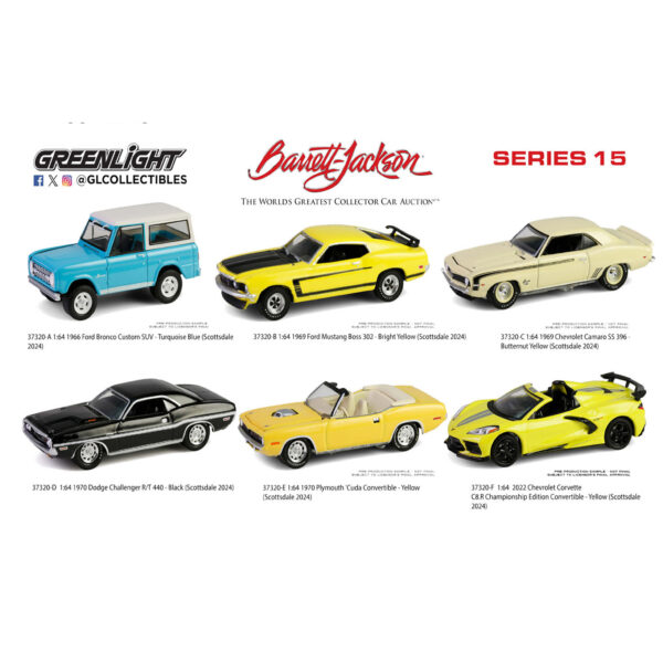 GREEN LIGTH 1:64 BARRETTJACKSON SERIES #15