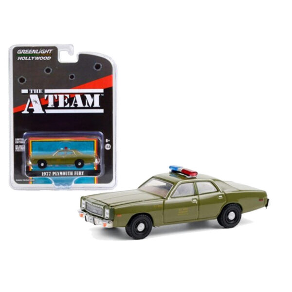 GREEN LIGHT 1:64 1977 PLYMOUTH FURY THE A TEAM
