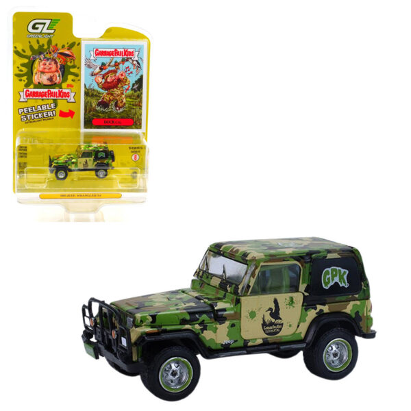 GREEN LIGHT 1:64 GARBAGE PAIL KIDS 1991 JEEP WRANGLER YJ
