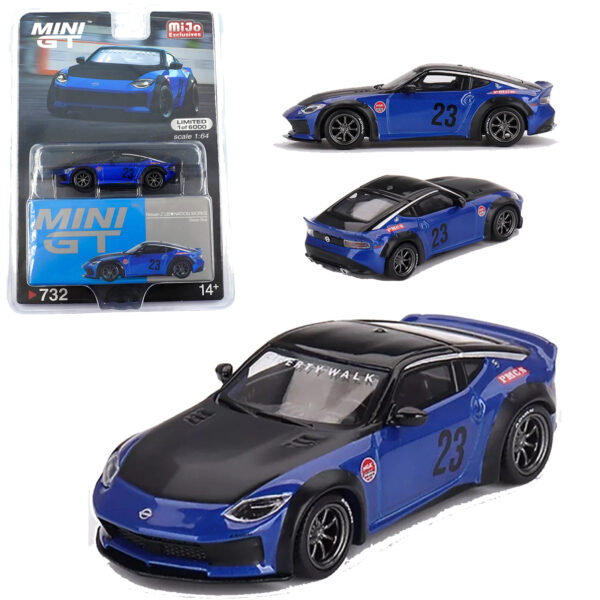 MINI GT 1:64 NISSAN Z LB NATION WORKS AZUL