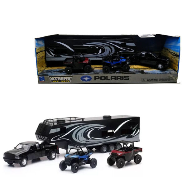 NEW RAY 1:43 SET POLARIS XTREME OFF ROAD