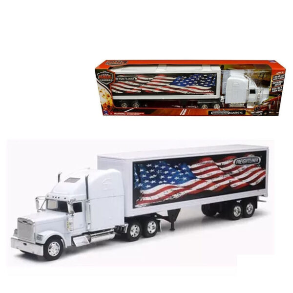 NEW RAY 1:32 FREIGHTLINER CLASSIC XL BLANCO CAJA SECA