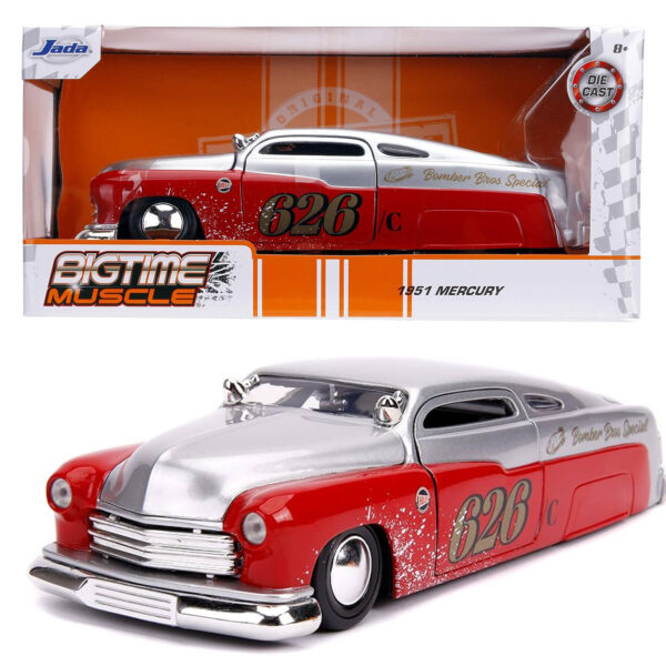 JADA 1:24 1951 MERCURY 626 PLATA / ROJO