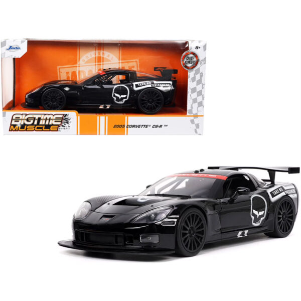 JADA 1:24 2005 CORVETTE C6-R NEGRO