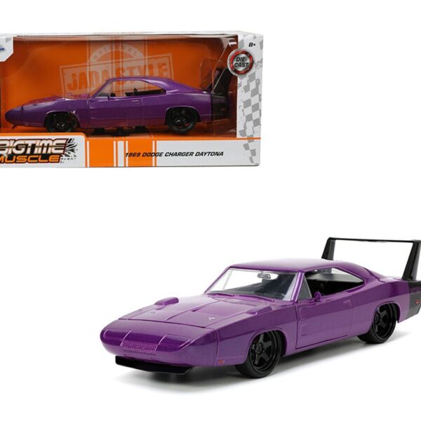 JADA 1:24 1969 DODGE CHARGER DAYTONA MORADO
