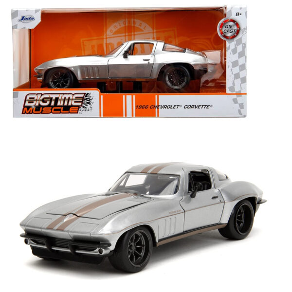 JADA 1:24 1966 CHEVROLET CORVETTE PLATA