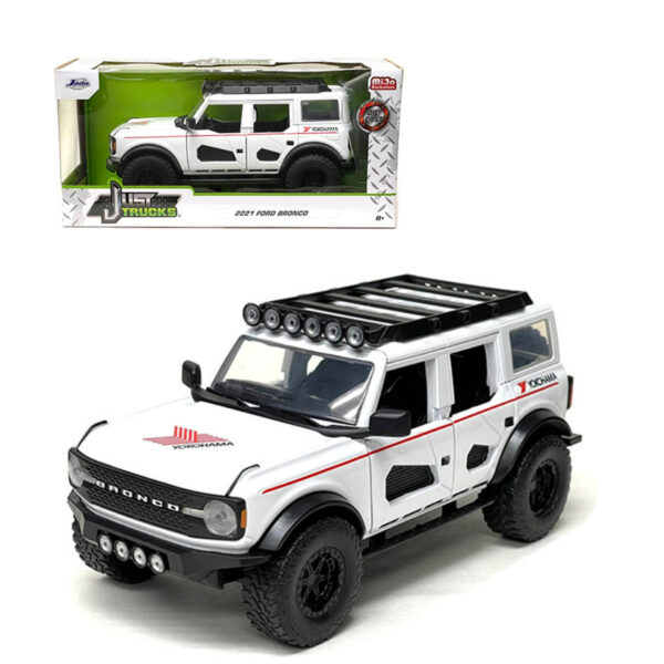 JADA 1:24 2021 FORD BRONCO BLANCA
