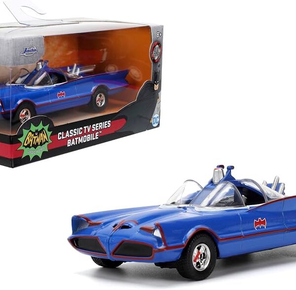 JADA 1:32 CLASSIC TV SERIES BATMOBILE BLUE, BATMAN