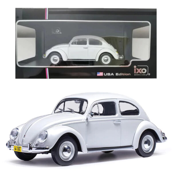 IXO 1:24 1960 VOLKSWAGEN BEETLE VOCHO CLÁSICO BLANCO