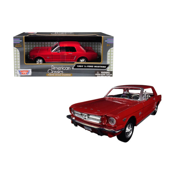 MOTORMAX 1:24 1964 1/2 FORD MUSTANG CONVERTIBLE ROJO