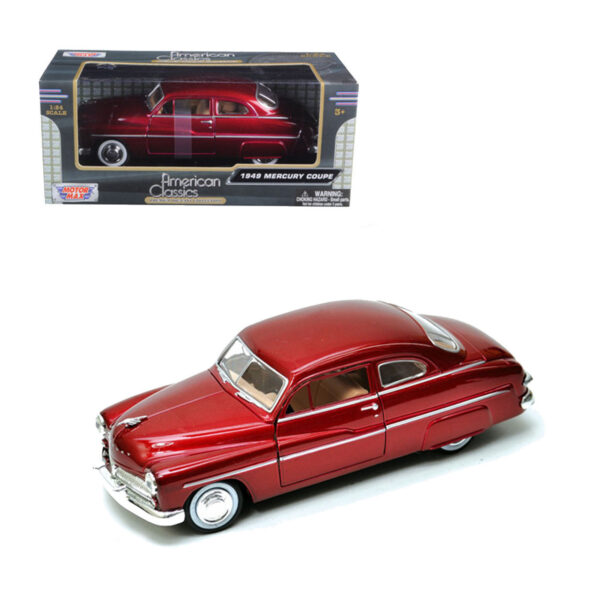 MOTORMAX 1:24 1949 FORD COUPE ROJO