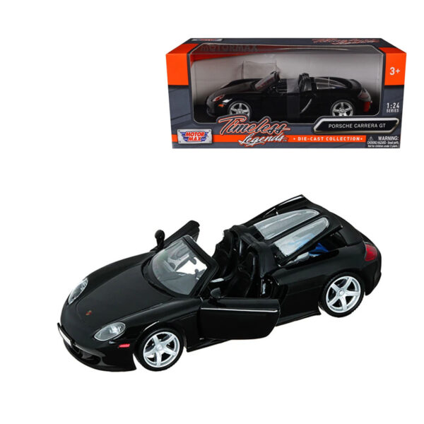 MOTORMAX 1:24 PORSCHE CARRERA GT NEGRO