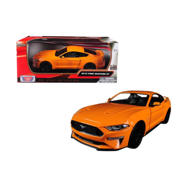 MOTORMAX 1:24 2018 FORD MUSTANG GT NARANJA