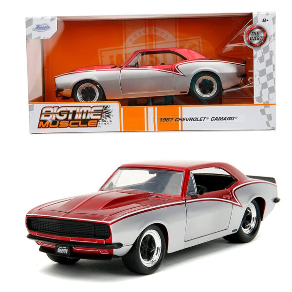 JADA 1:24 1967 CHEVROLET IMPALA SS ROJO / PLATA