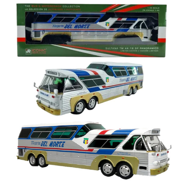 ICONIC REPLICAS 1:43 SULTANA TM 44-18 SP PANORAMICO TRANSPORTES DEL NORTE