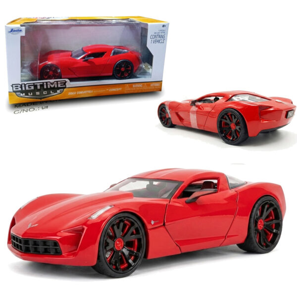 JADA 1:24 2009 CORVETTE STINGRAY CONCEPT ROJO