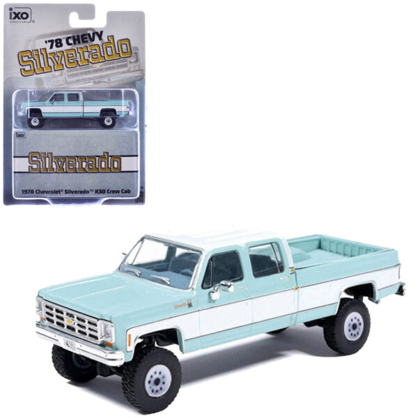 IXO 1:64 1978 CHEVROLET SILVERADO K30 AZUL CLARO