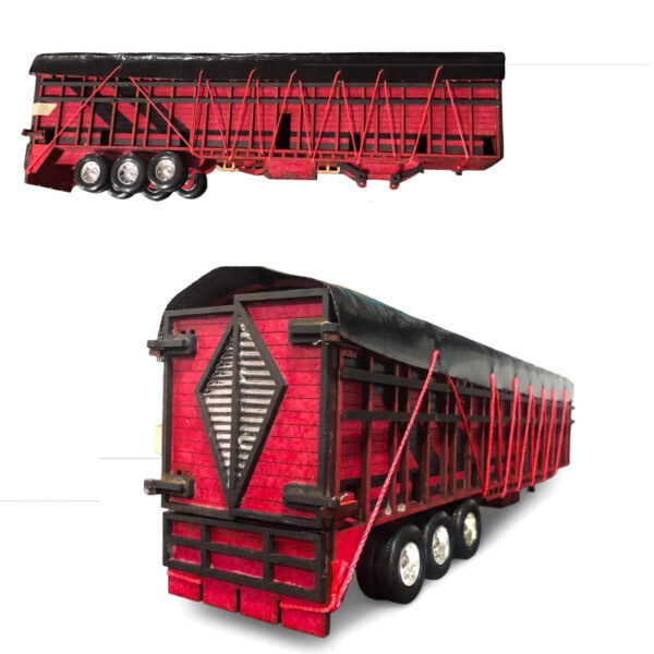 ARTESANAL 1:32 JAULA TIPO FERBUS ROJA