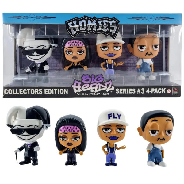 HOMIES FUNKO SET 4 PZAS BIG HEADZ SERIE #5