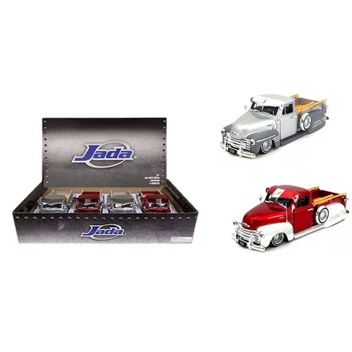 JADA 1:24 GRANEL 1951 CHEVROLET PICKUP GRIS / ROJO